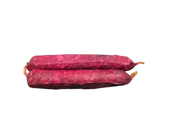 Saucisse aux racines rouges