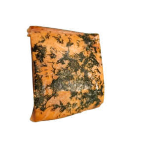 Cœur de Saumon à l’Erable mariné aux agrumes et fumé